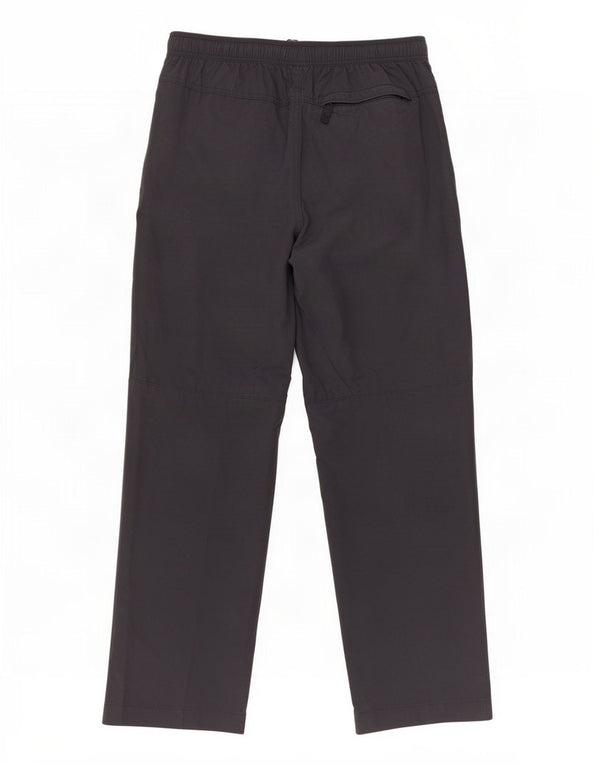 Marks & Spencer Mens Straight Trousers Large W35 L29 Navy Blue Cotton