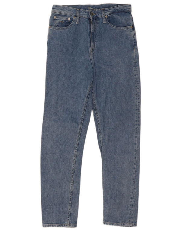 Jeans slim a vita alta Tommy Hilfiger da donna Izzie W26 L28 cotone blu
