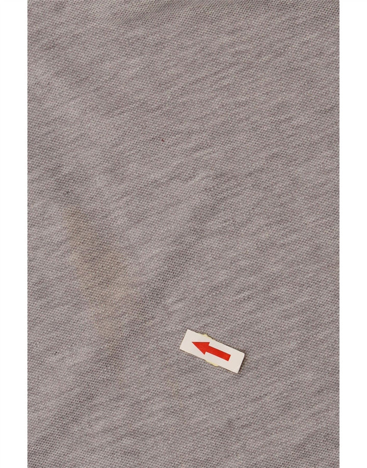 LACOSTE Mens Polo Shirt Size 6 XL Grey Cotton