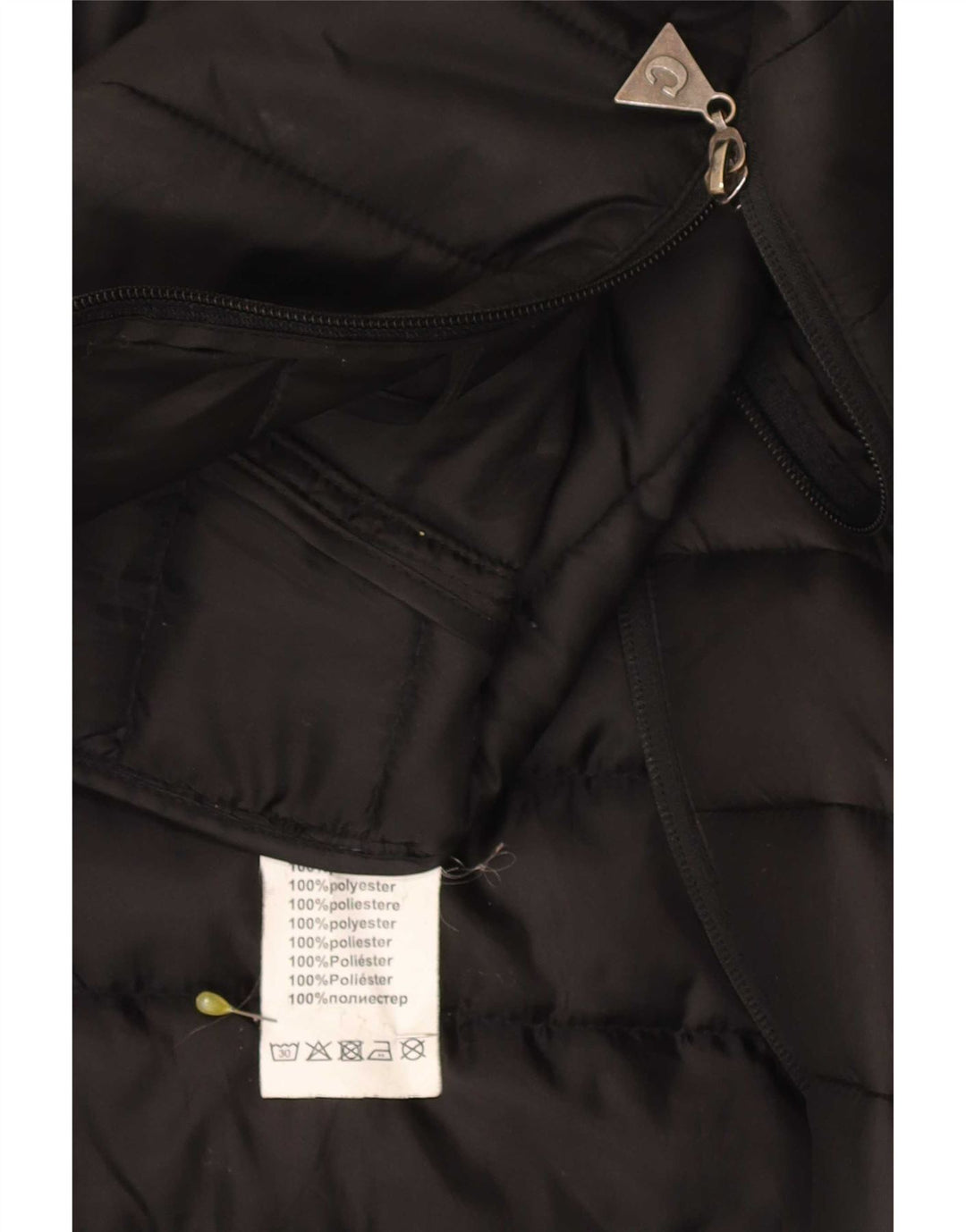 Chaleco acolchado Carrera para hombre UK 38 Mediano Poliéster negro