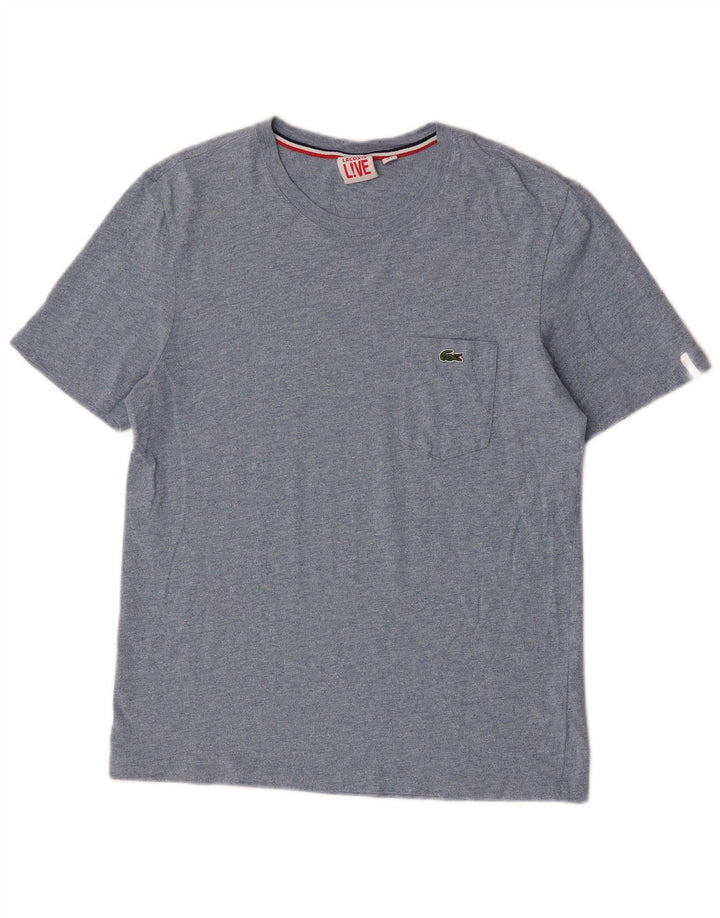 T-shirt męski Lacoste, rozmiar 3, mały, niebieski