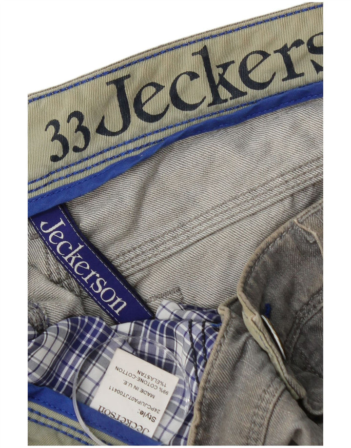 Jeckerson Jean Slim Femme W33 L29 Gris Coton