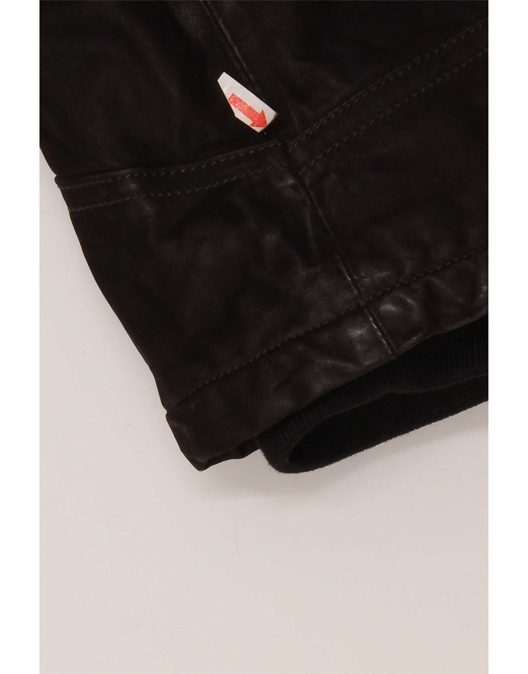 Patricia Mens Leather Windbreaker Coat UK 44 2XL Brown