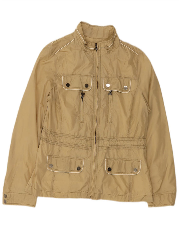 Zara Damen Utility-Jacke UK 14 Large Beige