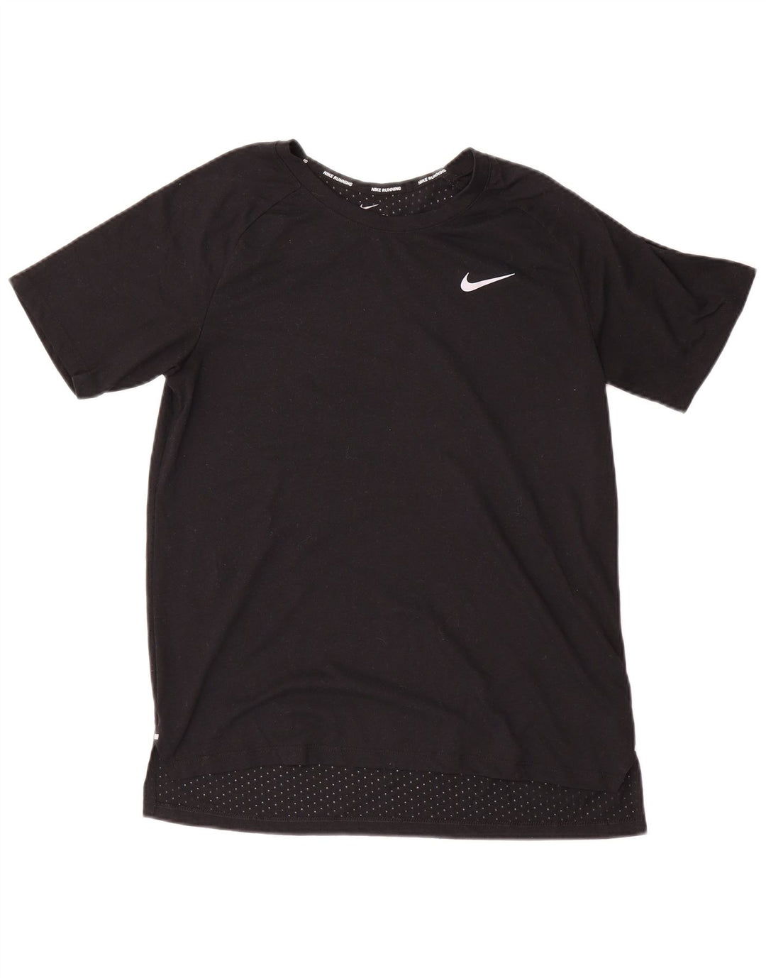 Nike Herre Dri Fit T-Shirt Top Medium Sort Polyester