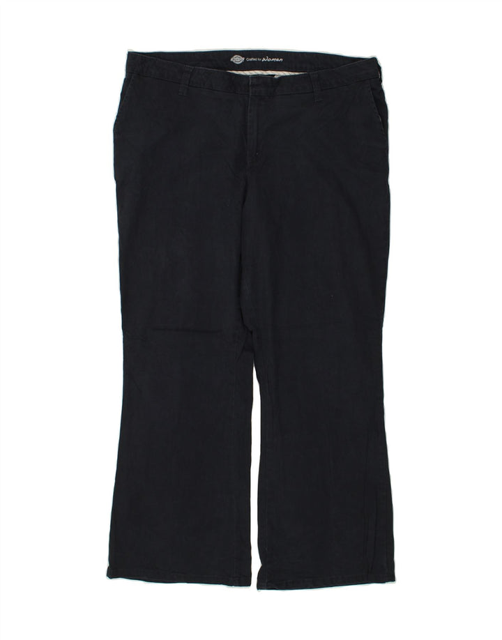 DICKIES Womens Bootcut Chino Trousers W38 L29 Navy Blue Cotton | Vintage Dickies | Thrift | Second-Hand Dickies | Used Clothing | Messina Hembry 
