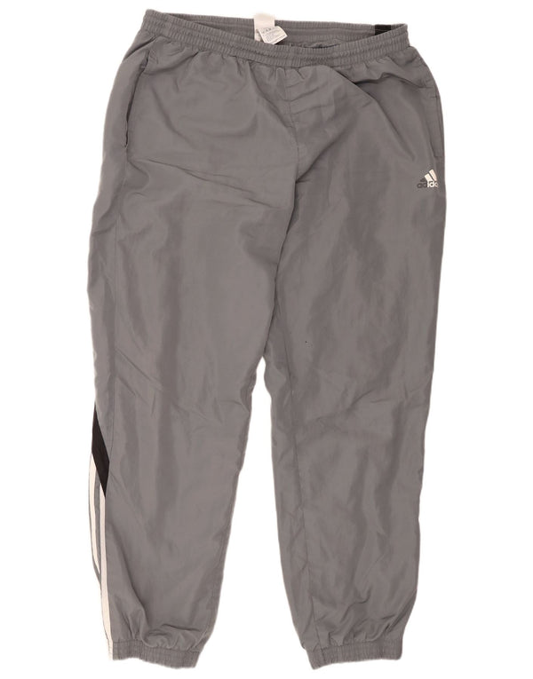 Adidas Pantalon de survêtement pour homme Joggers XL Gris Colorblock Polyester
