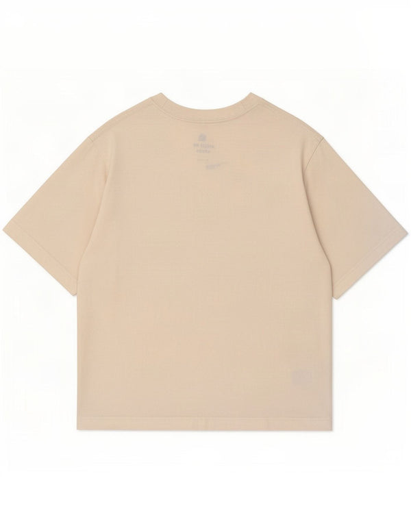 Γυναικείο μπλουζάκι Nike Loose Fit Top 10 Small Off White Βαμβακερό
