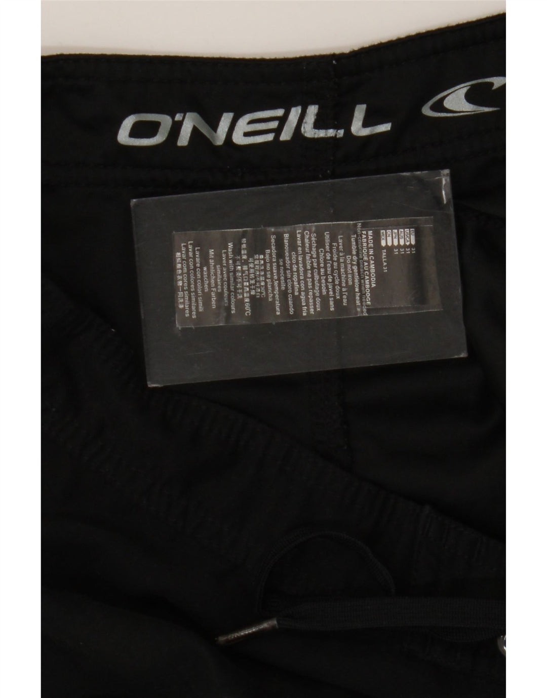 O'Neill Badeshorts til mænd mellem sort polyester
