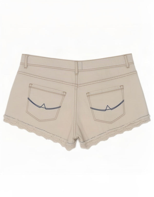 Женские джинсовые шорты Superdry Medium W28, белый хлопок