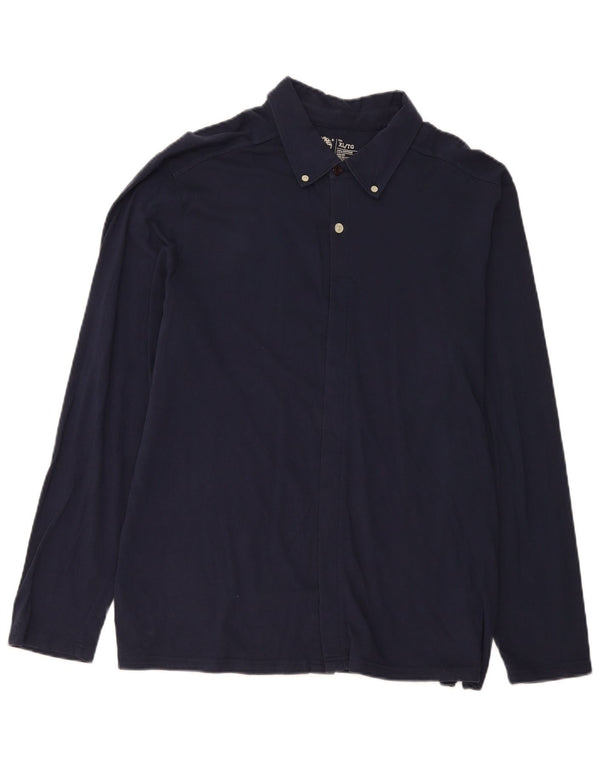 Timberland Herren Slim Fit Hemd XL Marineblau Baumwolle