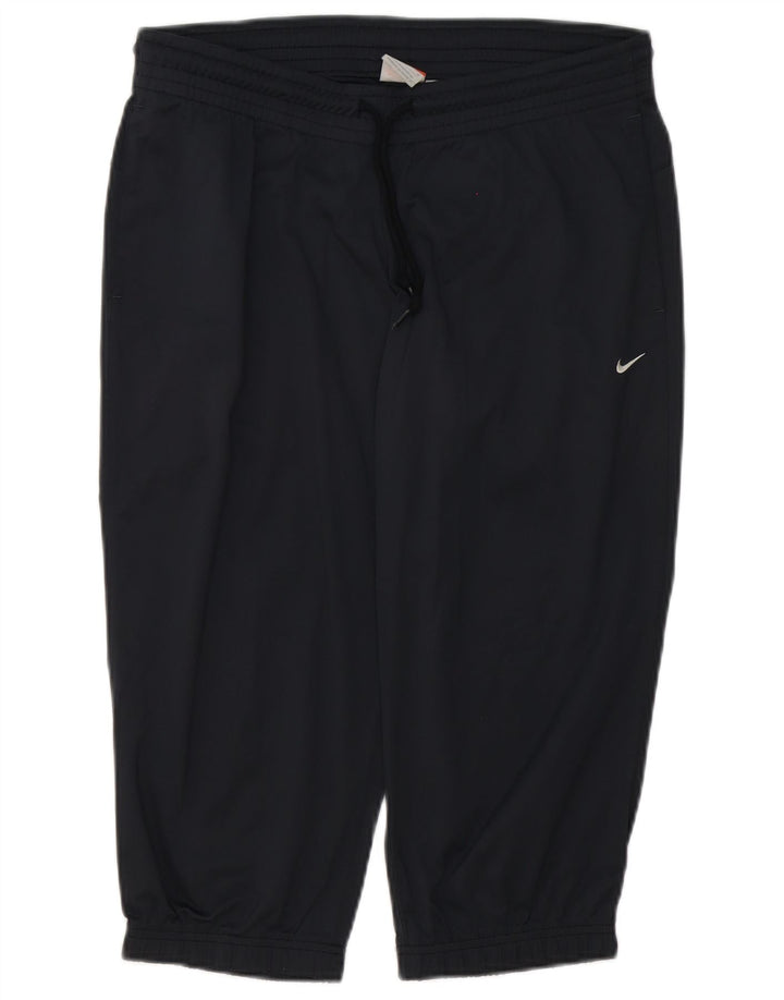 Nike Womens Straight Jeans UK 14 Medium Grey Polyester
