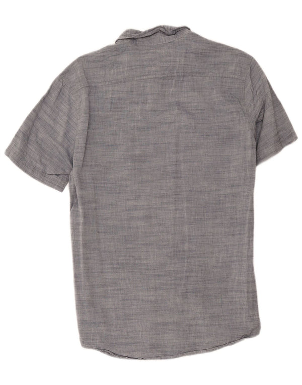 Levi's Chemise à Manches Courtes Homme Gris Moyen Moucheté Coton
