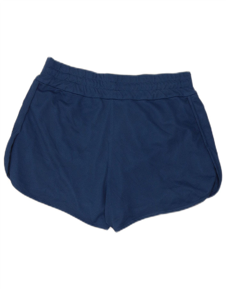 Reebok Womens Speedwick Sports Shorts UK 16 Large Blue Polyester