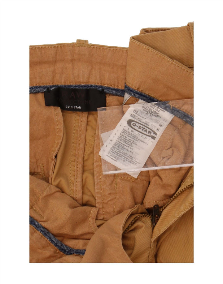 G-STAR Mens Slim Chino Trousers W30 L32 Beige Cotton Vintage G-Star and Second-Hand G-Star from Messina Hembry 