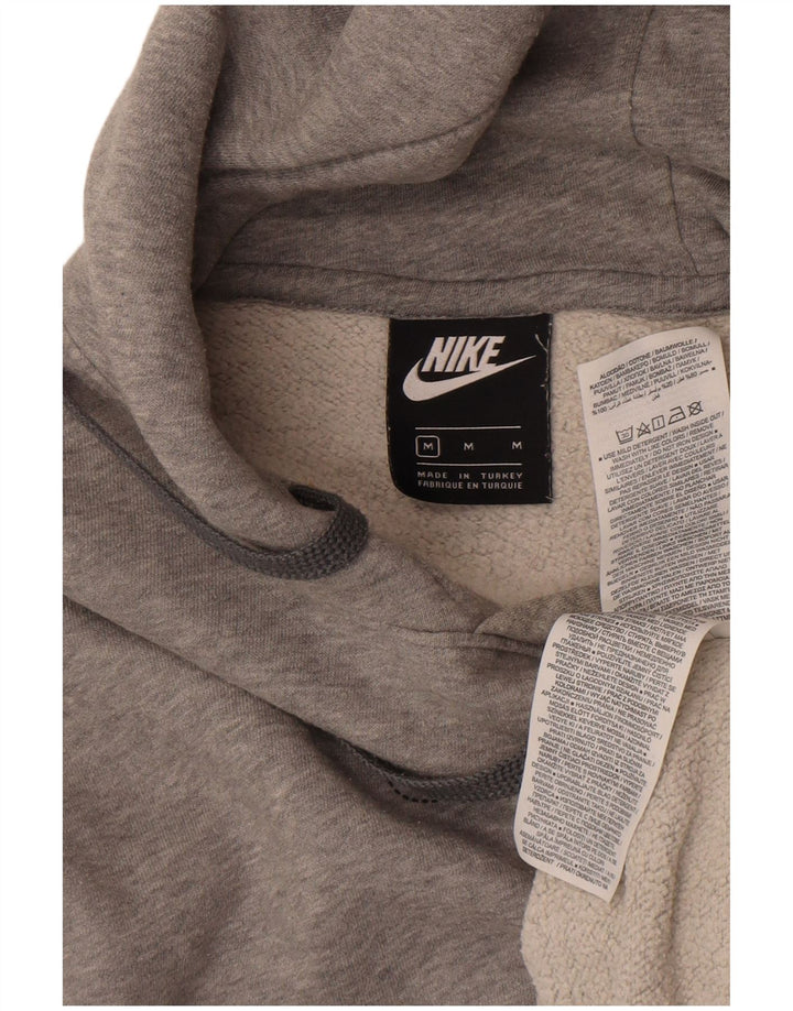Nike Herren Kapuzenpullover aus mittelgrauer Baumwolle