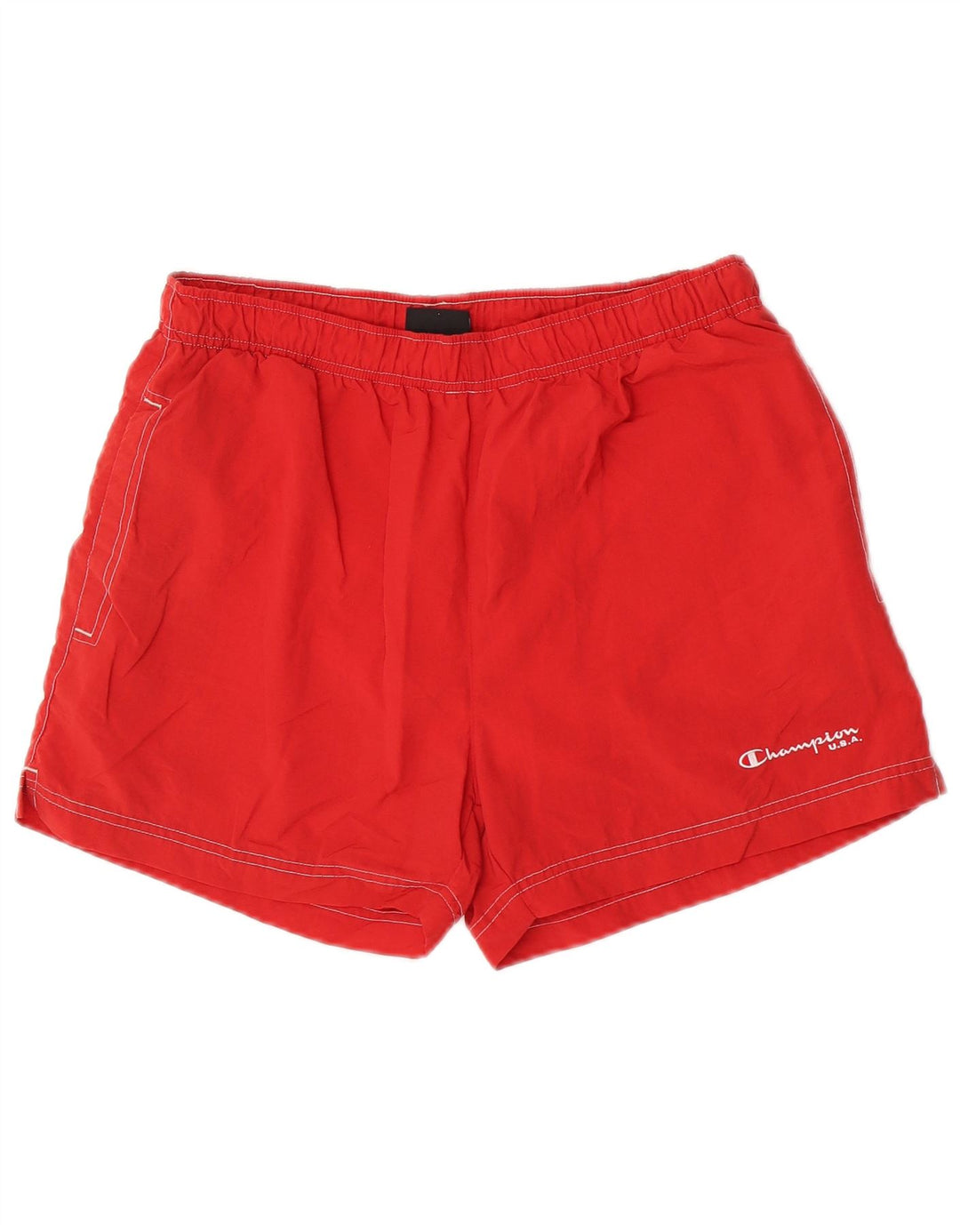 Champion Herren-Badeshorts, mittelrot, Polyamid