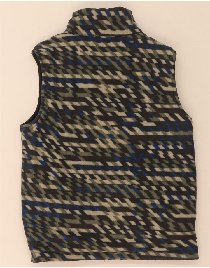 Columbia Boys Reversible Padded Gilet 10-11 Years Medium Black Polyester