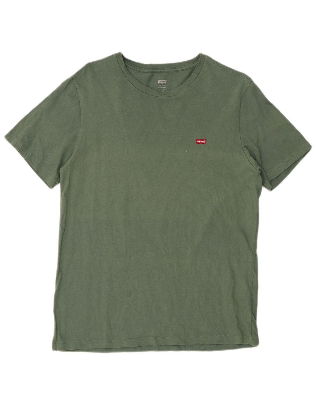 Ανδρικό T-Shirt LEVI'S Τυπικό Μπλουζάκι Μεσαίο Πράσινο Βαμβακερό