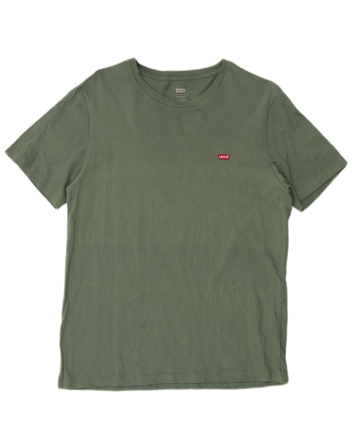 Ανδρικό T-Shirt LEVI'S Τυπικό Μπλουζάκι Μεσαίο Πράσινο Βαμβακερό