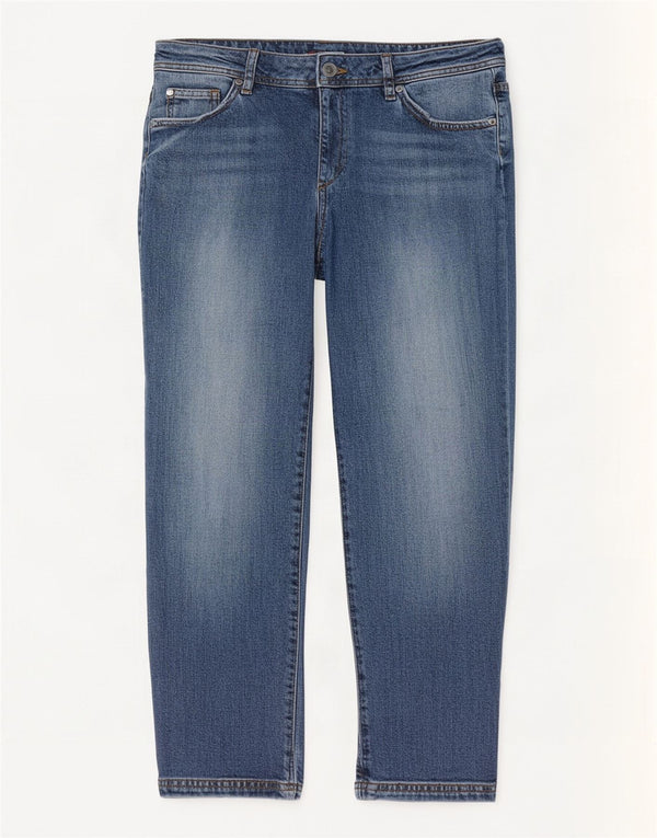 Crew Clothing Blugi tăiați pentru femei UK 12 Medium W30 L23 Blue Bumbac