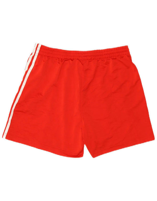 Damskie spodenki sportowe Adidas UK 16/18, duże, czerwone, poliestrowe