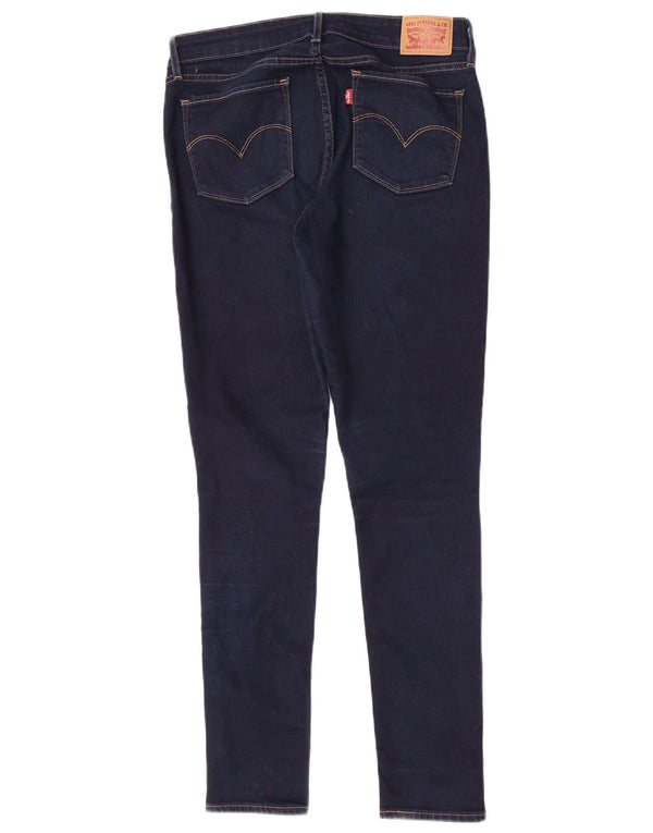 Levi's Womens 711 Skinny Jeans W29 L30 Navy Blue Cotton