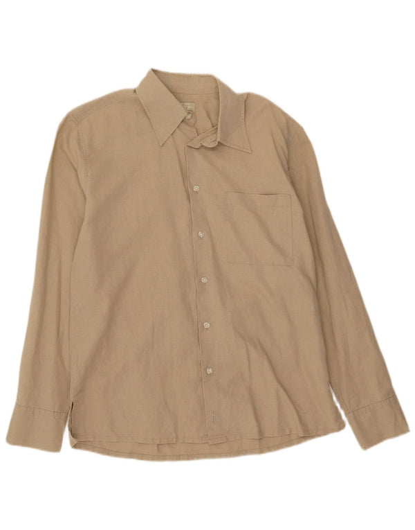 Chemise Homme Rifle Lin Beige Moyen