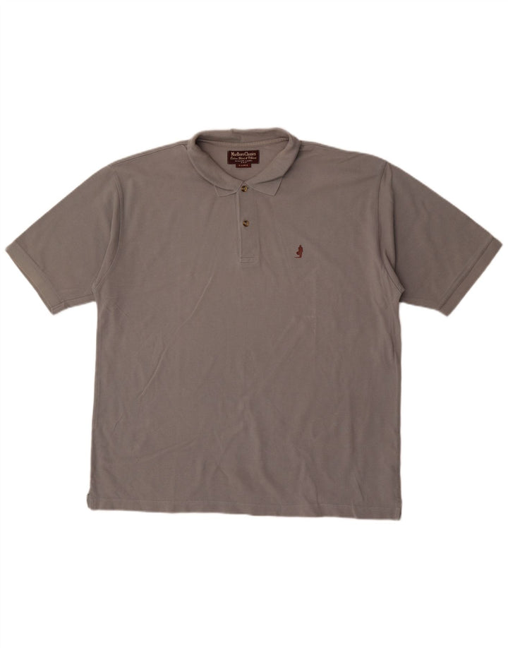 Marlboro Classics Herren Poloshirt XL Grau Baumwolle