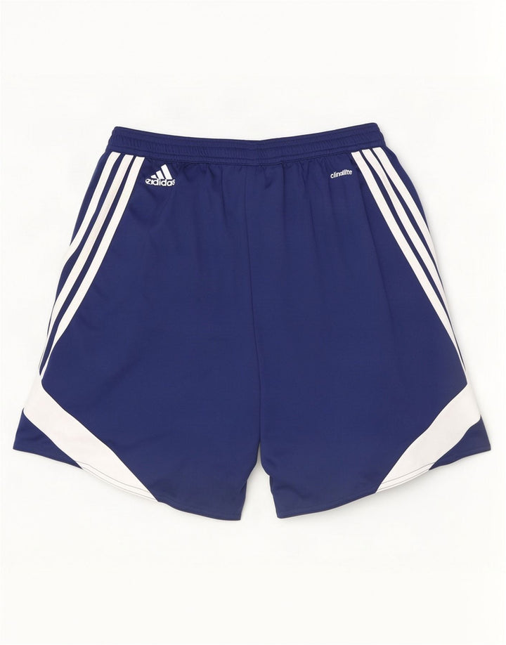 Adidas Mens Climalite sport rövidnadrág Medium sötétkék Colourblock poliészter