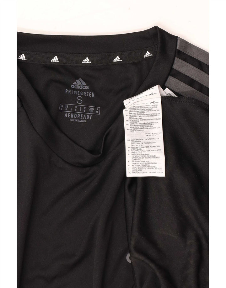 Adidas Mens Aeroready T-Shirt Top Small Black Polyester