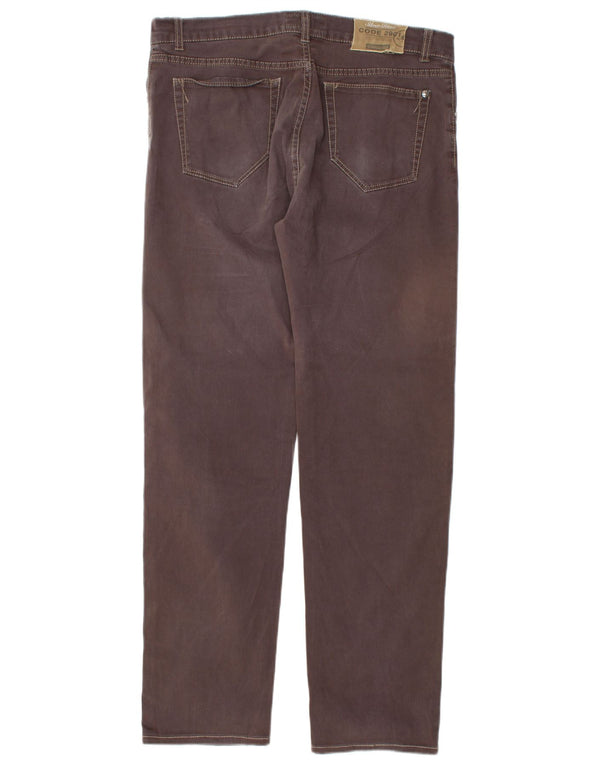Мужские прямые джинсы Brooksfield IT 52 XL W38 L32 Коричневые, хлопок