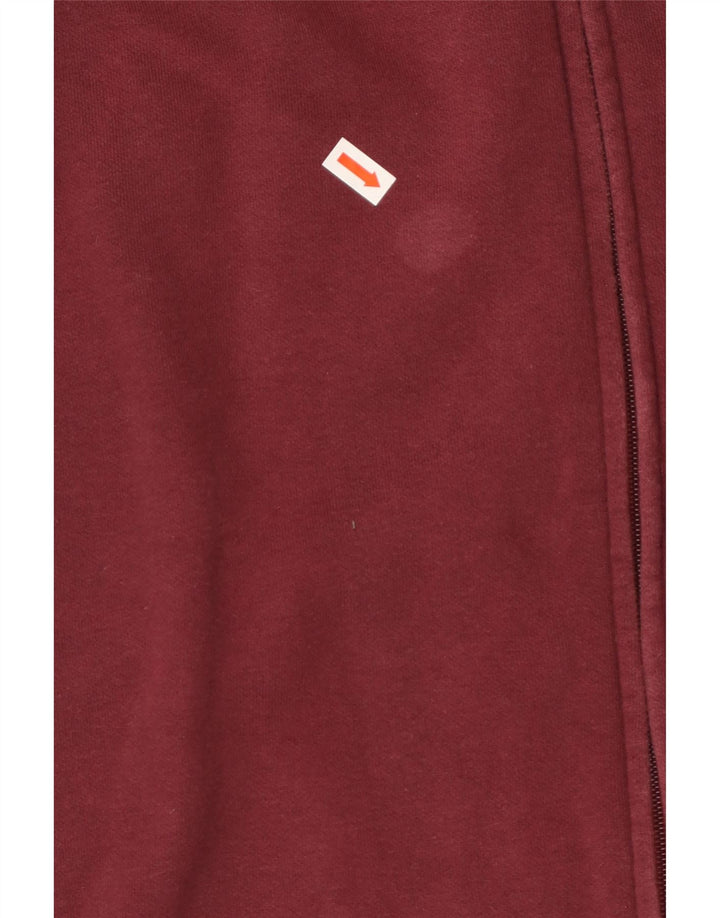 CHAMPION Mens Tracksuit Top Jacket 2XL Maroon Colourblock Cotton