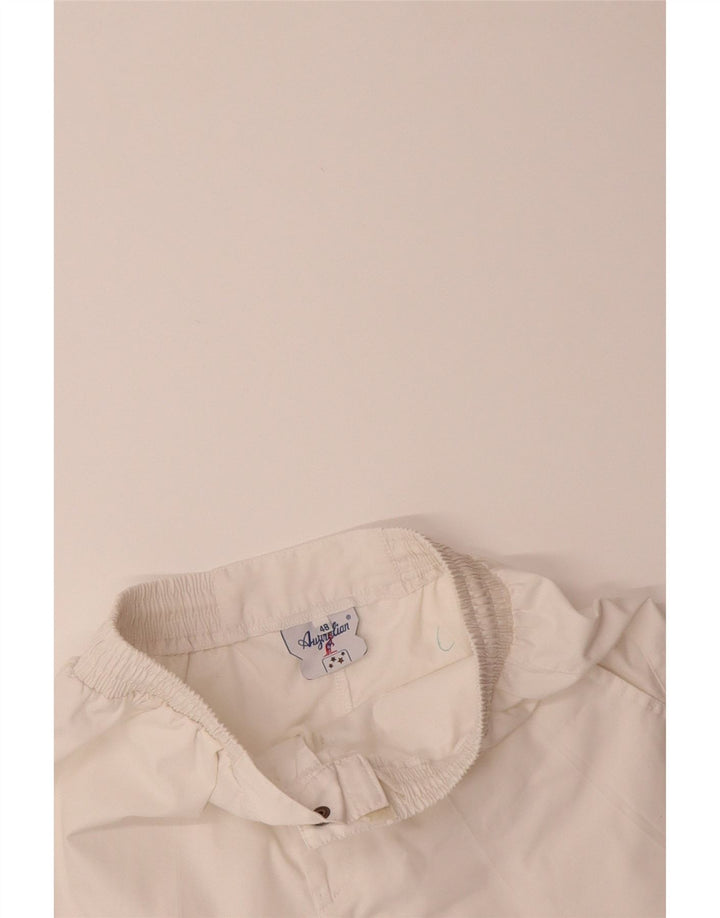 AUSTRALIAN L'ALPINA Mens Chino Shorts IT 48 Medium W30  White Vintage AUSTRALIAN L'ALPINA and Second-Hand AUSTRALIAN L'ALPINA from Messina Hembry 