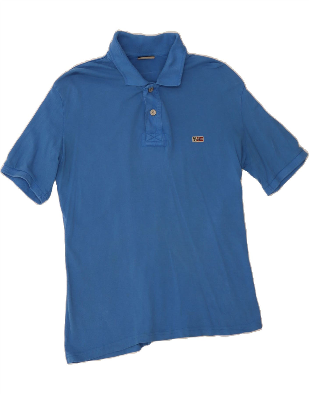 NAPAPIJRI Mens Polo Shirt Small Blue Vintage Napapijri and Second-Hand Napapijri from Messina Hembry 