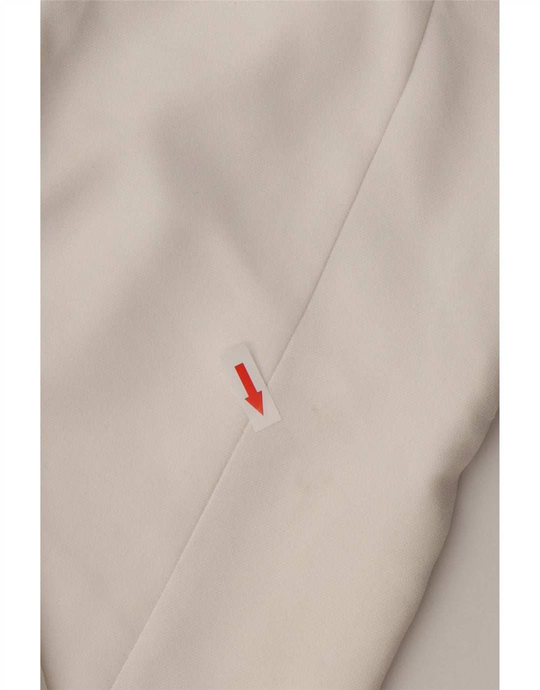 Zara Womens 3/4 Sleeve Open Blazer Jacket UK 18 XL White Acetate