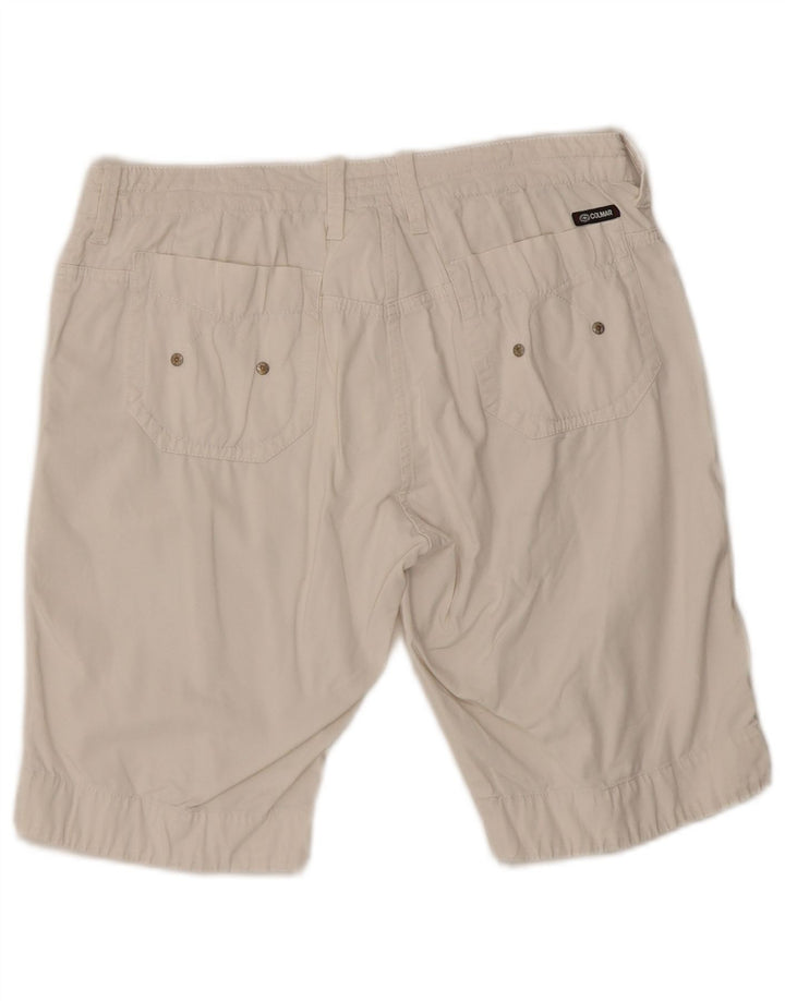 Colmar Womens Chino Shorts IT 42 Medium W30  White Cotton