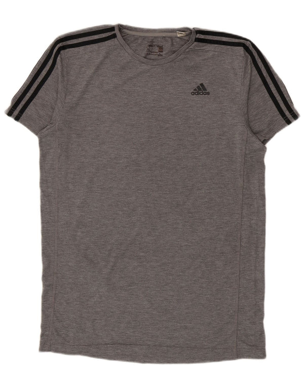 Adidas Mens Climalite T-Shirt Top XL Grey