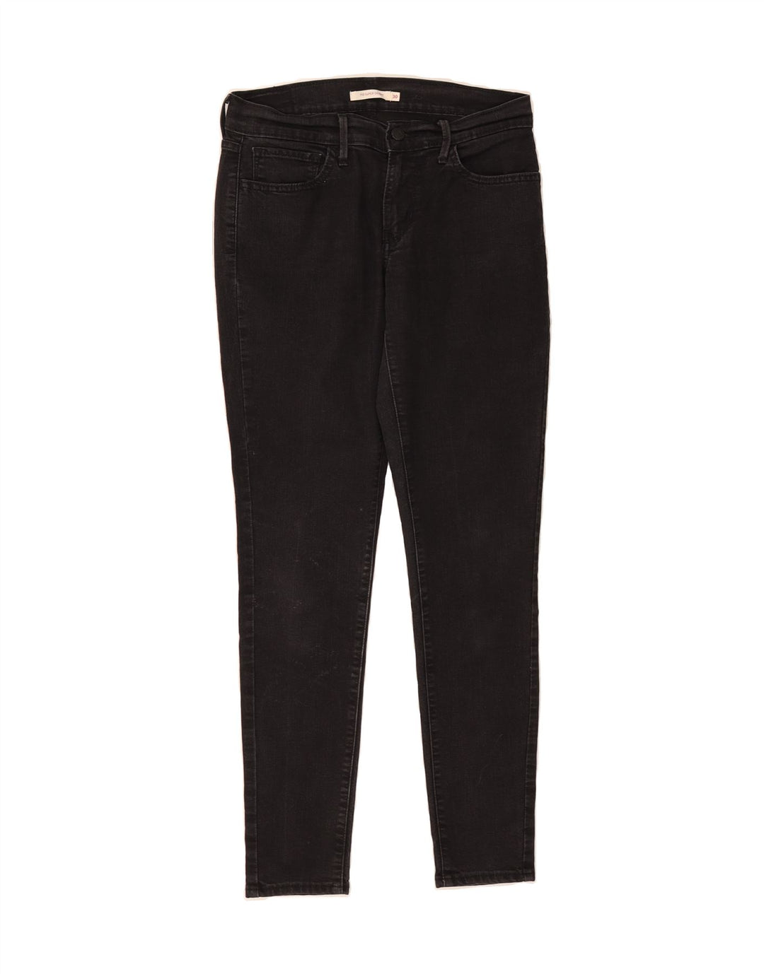 LEVI'S Womens 710 Super Skinny Jeans W30 L30 Black Vintage Levi's and Second-Hand Levi's from Messina Hembry 