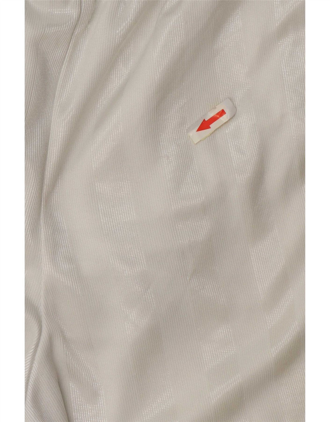 Nike Mens Dri Fit Regular Sport Shorts Médio Branco Listrado Poliéster