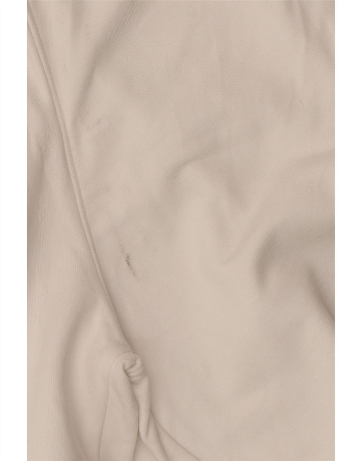 CALVIN KLEIN Mens Graphic Tracksuit Trousers Joggers Medium  White Cotton