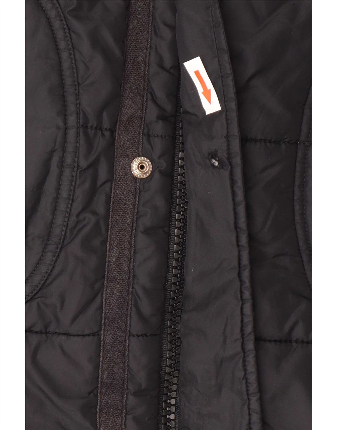 Diesel Veste matelassée pour homme UK 36 Petit nylon noir