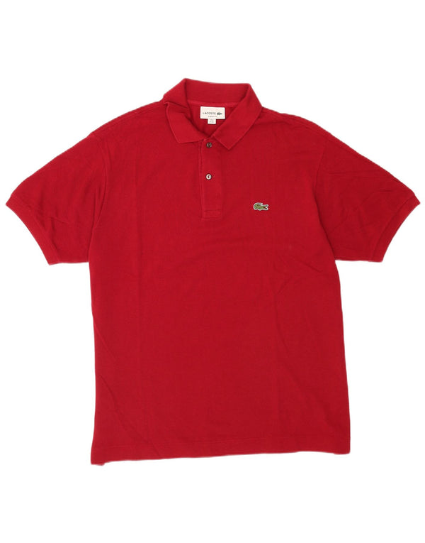 Lacoste Mens Classic Fit Polo Shirt Size 6 XL Red Cotton