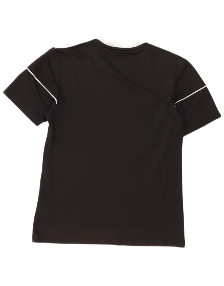 ADIDAS Herre Climalite T-Shirt Top Lille sort polyester