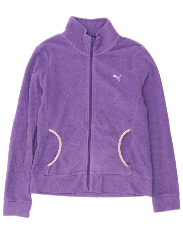 Puma Damen Fleecejacke UK 14 Large Lila