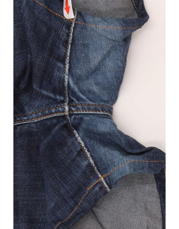 Levi's Womens Bold Curve Denim Shorts W28 Medium Navy Blue Cotton