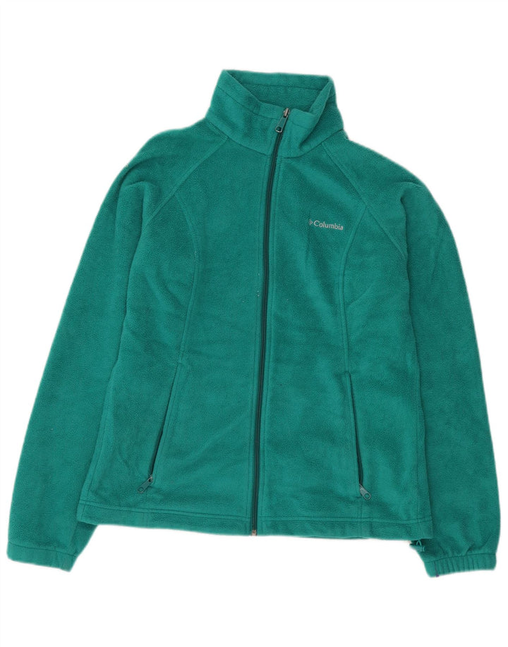 COLUMBIA Fleecejakke til kvinder UK 14 Mellemgrøn polyester
