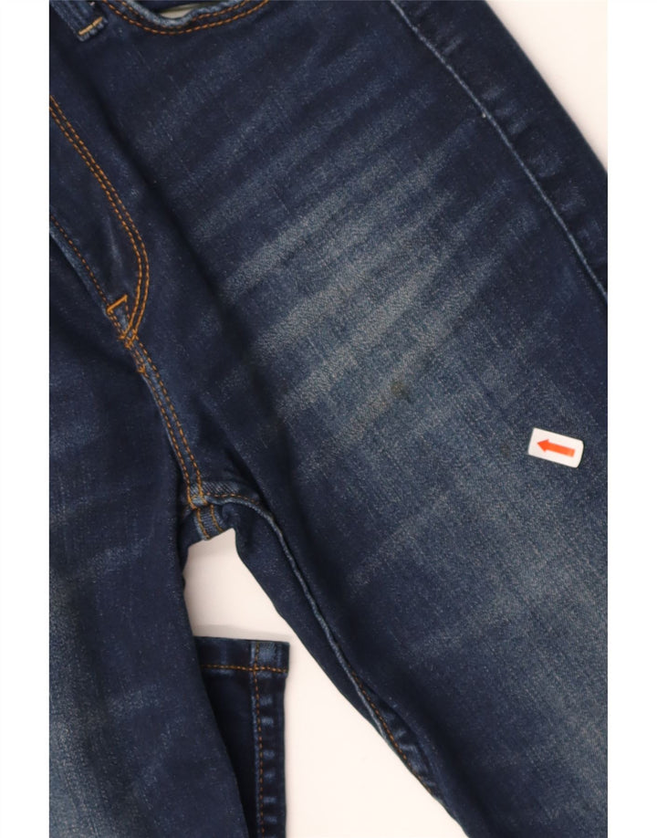 LEE Womens Jodee Skinny Jeans W26 L33 Navy Blue Cotton