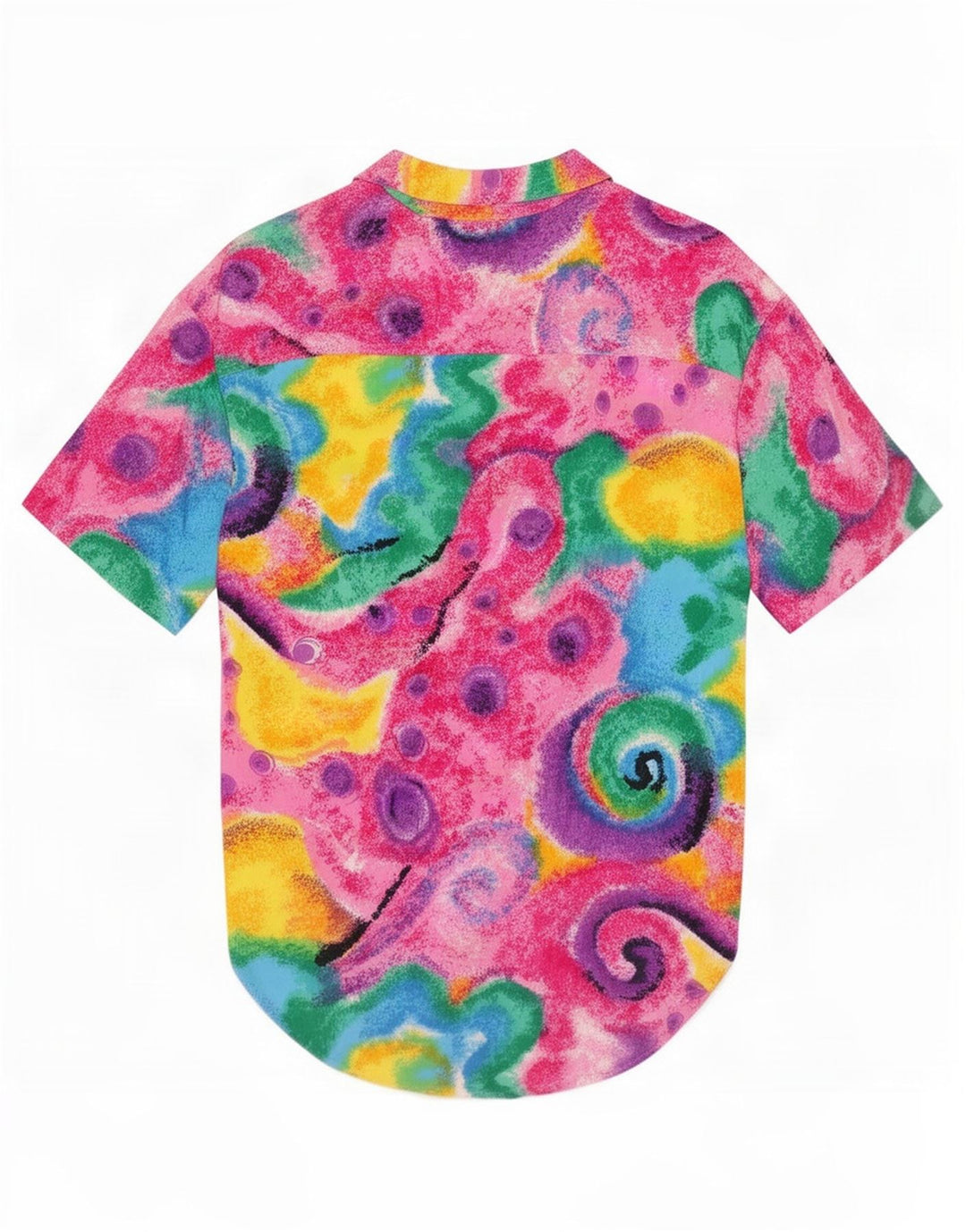 Blusa feminina vintage com estampa abstrata UK 14 média multicolorida