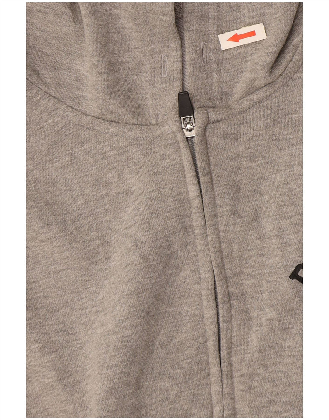 CHAMPION Mens Graphic Zip Hoodie Sweater Large Grey